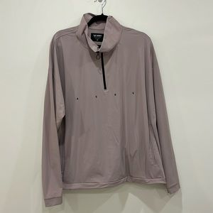 ASRV Tetra-Lite quarter zip jacket in tan
